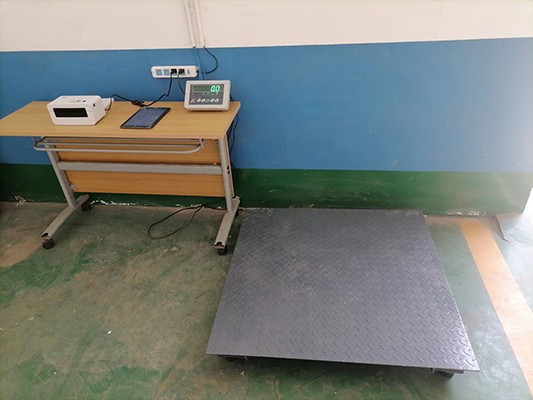 危廢稱重上傳終端之客戶安裝現場